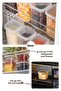 18-Piece Peggy Square Food Storage Container with Colorful Label 6x (0.55 Liters, 1.2 Liters, 1.75 Liters) White - 3