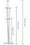 Mold Green Gold Chrome Balloon Set with Balloon Stand - 2
