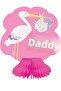 Baby Shower Pink Stork Table Centerpiece Mini Set of 4 - 2
