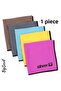 Home Premium Microfiber Cloth - Glass Floor, Mirror, Built-In Appliance Cloth (40X40Cm 1 Piece) Gray or Blue