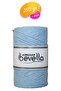 Taranan Macrame Thread 3mm Single Twist Macrame Scannable Thread 4 Sets 2 Ecru 1 Baby Blue 1 Baby Pink - 2