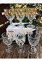 Crystal Cut Glass 6 Pieces Coffee Side Water / Liquor Glass