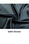 Black Satin Viscose - Width: 130 - 5