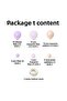 Balloon Set Lilac-Macaron Lilac-Macaron Salmon 60-Piece Balloon Chain Set - 2