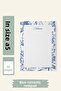 Blue Romantic Planner Notepad A5 Size 50 Sheets