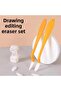 Set of Dust Pastel Drawing Editing (2 Nozzles and 10 Sponge Tips), Sketching, Krapon, Eva Izolon Painting Tool - 3
