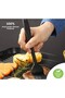 Heat Resistant Non-Flammable Non-Stick Silicone Egg and Oil Brush Black 26 cm