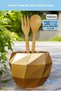 Countertop Spoon Holder Decorative Vertical Spoon Holder Cylinder Spoon Holder Gold Color Model 20 - 2