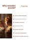 Wooden Puzzle - Freedom Women - 353 Pieces, 29X29 cm - 8