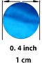 10 Pieces Blue Confetti Transparent Balloon Set Metallic Shiny Balloon Sequin Balloon Set - 5