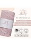 Premium Koton Cotton Macrame Rope Baby Pink 200 Gr 150 Meters 2mm Cotton Macrame Bag Rope Supla Rope - 3