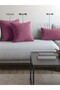 Soft Series Lilac Color Throw Pillow, Pillowcase