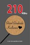 Coated Sticker 210 Pieces - Use on Beautiful Days - Kraft Look Sticker Adhesive Label