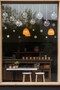 Snowflake Balls with Pendant Lamp Display Case Christmas Sticker New Year Ornament Glass Sticker Set - 6
