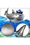 Pirate Shark Balloon Set Pirate Shark Theme Birthday Foil Balloon Set - 7