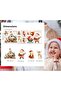 Cheerful Christmas Themed Glass Door Wall Sticker New Year Decorative Sticker - 5