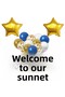 Circumcision Celebration Set, Welcome to Our Circumcision Ceremony Banner, Circumcision Party Banner Set, Gold Star Set