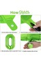 7 Figures Light Green Foil Balloon 32-34" Inc 82 cm - 2
