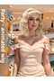 Party / Animation / Theater Wavy Fiber Synthetic Wig with Bangs - Platinum - 3