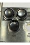 Black Large Size Bottom-Footed 6-Piece Coat Button Set - 4