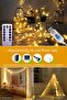 100 نجمة LED 10 مترشريط زخرفي LED مزود بـ 8 أوضاع USB يمكن التحكم فيه لتزيين عيد الميلاد - 6