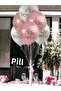 Bride To Be 10-Piece Balloon Set (Pink, White, Transparent Bride Printed Balloon) - 3