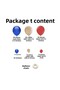Balloon Set Navy Blue-Milk Coffee-Deep Red 100-Piece Balloon Chain Set - 2