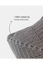 Decorative Knitted Star Throw Pillow - 3