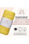 Scalloped Macrame Thread 3mm Scalloped Cotton Macrame Thread Macrame Thread Yellow - 2