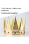 Gold Color Eva Soft King Royal Crown Adult Child Compatible 55 cm (4940) - 2