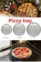 Practical Luxury Stainless Steel Pizza Baking Mat Set of 3 Trays 20-22-24 cm - 3