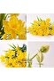 Artificial 15-Piece Daffodil Bouquet Wet Textured 35 cm Yellow - 5