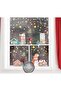 2026 New Year Glass Ornaments - Snowman Winter Tale - 100% Double-Sided Sticker - 2