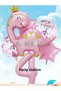 Pink Dinosaur Concept 4 Years Old Balloon Set Cute Pink Dinosaur Birthday Foil Balloon Set