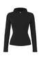 Black Diver/Scuba Fabric Inside Fleece Warm Keeping K Hooded Knitted Sports Jacket Thmaw26Sk00005 - 7