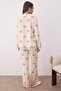 Ekru Kapli Belmando Dokuma Pijama Takımı THMAW26PT00025 - 4