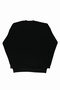 Lenithra Basic Oversize Black Unisex Sweatshirt - 3