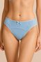 Front Ribbed Lace Stripe Bato Set of 3 - 4