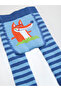 Fox Baby Boy Knitted Blue Tights-Pants - 3