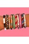 Mineli Pink Pattern Handcuff Bracelet - 3