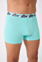 Cotton Lycra Flexible Fabric Printed Colorful Patterned Set of 3 Men's Boxers - 7