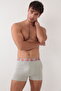 Cotton Lycra Flexible Fabric Printed Colorful Patterned Set of 3 Men's Boxers - 3