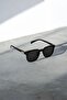 Arrow Men's Black Square Frame Sunglasses – Gold Detail, Uv400 Protection, Classic Design - 4