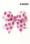 Girl's Buckle Polka Dot Bow Model 2 Pieces Shipping 6 Pattern Options - 4