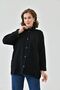 100% Cotton Muslin Fabric Women's Shirt – Black Color, Long Sleeve, Comfortable Fit, 4 Season Model - 2