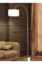 Nordic Simple Eye-Protection Vertical Floor Lamp with 9W Tri-Color LED, White - 4
