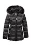 Women's Long Removable Natural Fur Hooded Padded Wind Resistant Water Repellent down Jackets 8651 - 4