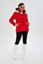 Women's Short Detachable Natural Fur Hooded Wind-Resistant Puffer Jacket 8671 - 2