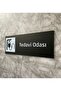 Treatment Room Directional Sign Self-Adhesive Warning Sign 24X9 cm - 2