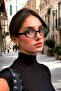 Cat Eye Classic Retro Popular Blue Light Protection Blue Block Clear Screen Glasses - 2